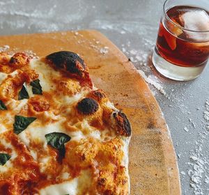 Pizza Margherita at North Light in Oakland