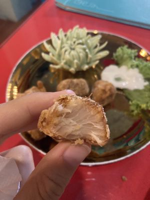 Monkey head mushrooms. Delicious  at Grand Vege 素膳 in Penang