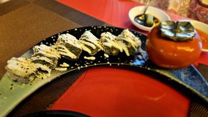 Crunchy Sushi at Grand Vege 素膳 in Penang