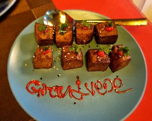 Mala bean curd at Grand Vege 素膳 in Penang