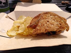 Vegan sandwich at Heilan Scran in Kyle