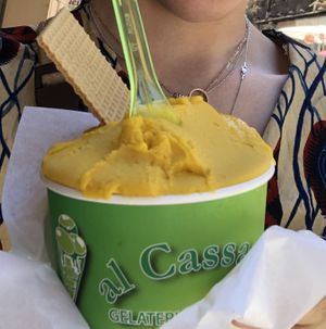   at Gelateria Al Cassaro in Palermo