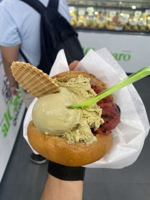   at Gelateria Al Cassaro in Palermo