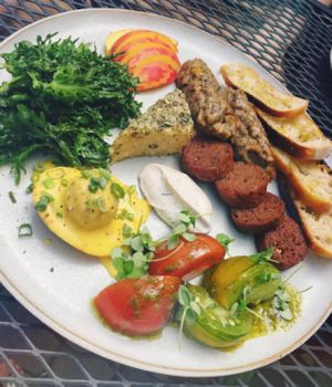 Brunch Plate at Cafe My House in Ottawa
