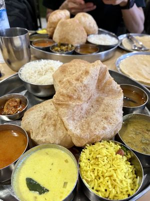 Southern India Thali  at Sagar Ratna - Connaught Place in New Delhi