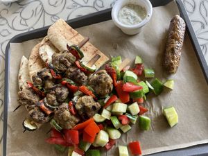 Souvlaki  at The Forest in Oroklini