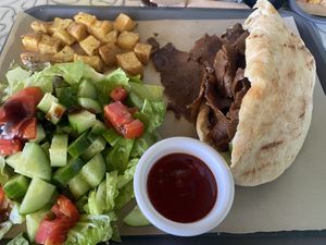 Döner Kebab (seitan based) at The Forest in Oroklini