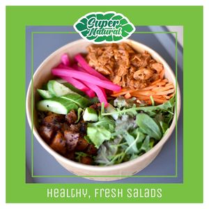 Pulled Jackfruit Salad at The Forest in Oroklini