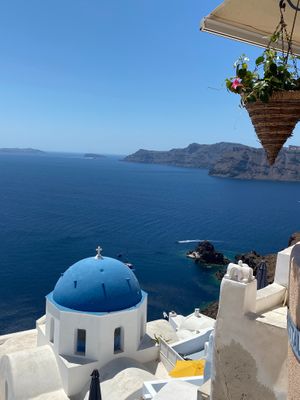 The view  at Terpsi N Oia in Santorini