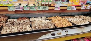 So many types of mushrooms! at Monterey Market in Berkeley