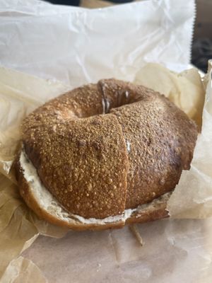   at Bagelsaurus in Cambridge