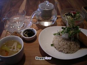 Lunch set. at Vegan Cafe - Mondano in Hiroshima