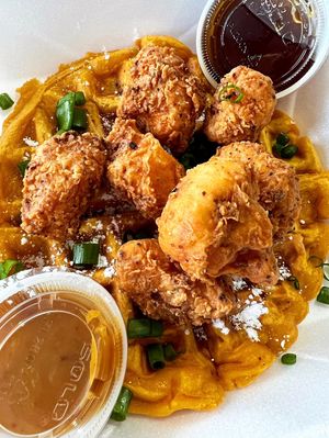 Vegan Chickn and Waffles   at Your Vegan Chef in Dayton
