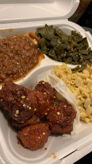 BBQ Cauliflower dinner at Your Vegan Chef in Dayton