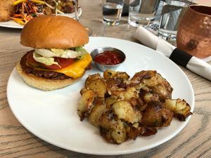 Smash Burger at MILA in Vancouver