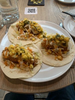 Fish Tacos at MILA in Vancouver
