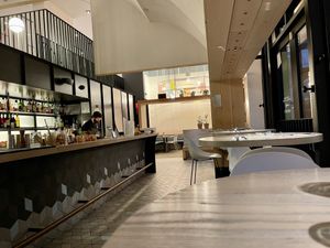 Great dining room at MILA in Vancouver