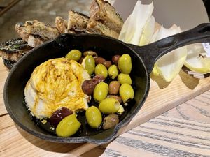 Cheese board at MILA in Vancouver