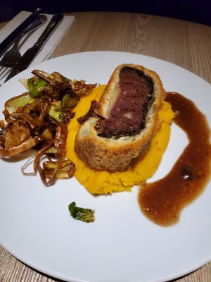 Beef wellington - way over priced and not great #Veganuary at MILA in Vancouver