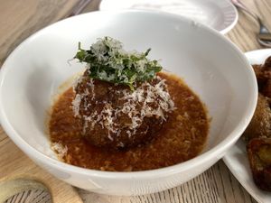 Arancini  at MILA in Vancouver