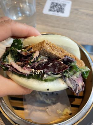Karaage Bao  at MILA in Vancouver