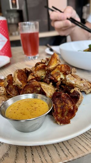 Smashed chips  at MILA in Vancouver