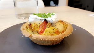 Quiche  at MILA in Vancouver