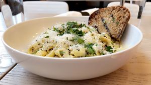 Pasta  at MILA in Vancouver