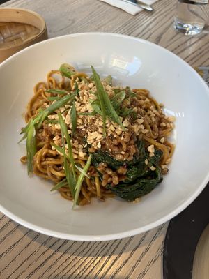 Dan Dan noodles!! So good!!   at MILA in Vancouver