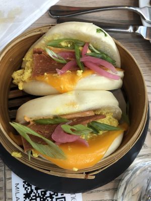 Breakfast bao is 10/10  at MILA in Vancouver