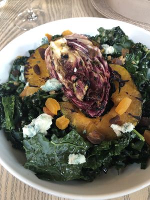 Grilled squash salad  at MILA in Vancouver