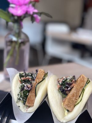 Karaage Bao  at MILA in Vancouver