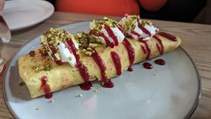 Omelet at MILA in Vancouver