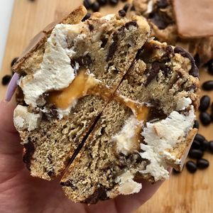 Salted Caramel Latte (standard menu) at flwr & co in Haarlem