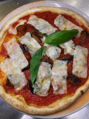 Vegan + gluten free pizza  at Ciro and Sons in Florence