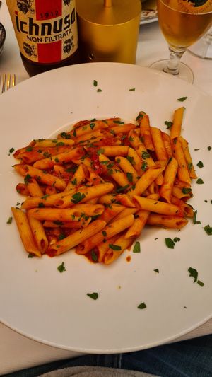 Penne all’arrabiata at Ciro and Sons in Florence