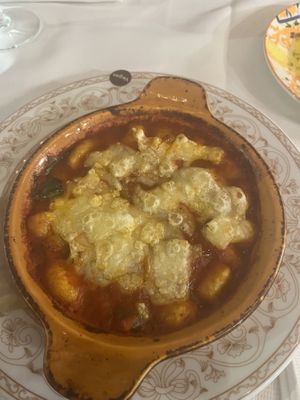 Gnocchi with vegan mozzarella   at Ciro and Sons in Florence