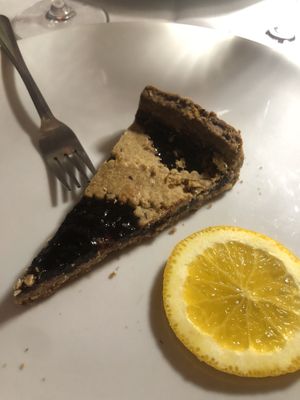 Tart for dessert   at Ciro and Sons in Florence