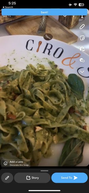   at Ciro and Sons in Florence