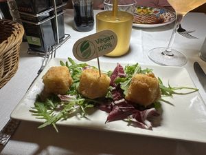 fried mozzarella (delicious)  at Ciro and Sons in Florence