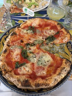 Margarita Pizza with Vegan Mozzarella   at Ciro and Sons in Florence