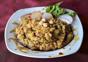Pomegranate Eggplant at Cafe Natasha's Kabob International in St Louis