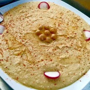 hummus at Cafe Natasha's Kabob International in St Louis