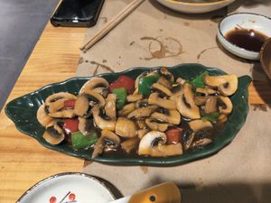 Mushrooms at vabowl in Barcelona