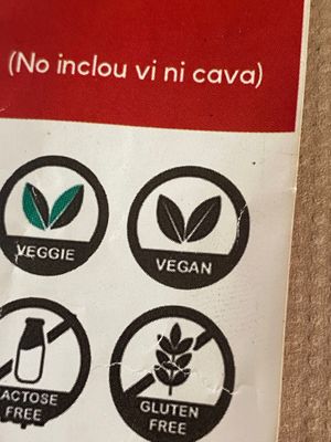 clearly marked vegan options at vabowl in Barcelona