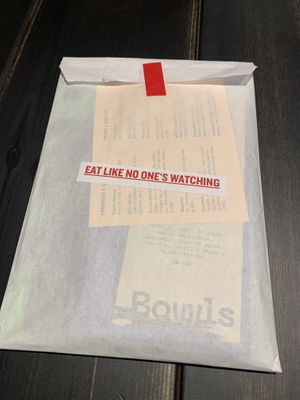 Carta para llevar! at Vrutal - Poblenou in Barcelona