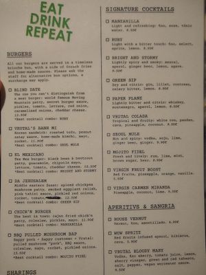 Menú at Vrutal - Poblenou in Barcelona