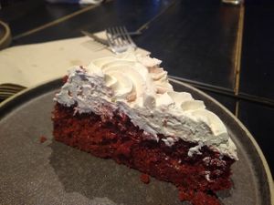 Red velvet at Vrutal - Poblenou in Barcelona