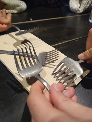 Curiosos coberts at Vrutal - Poblenou in Barcelona