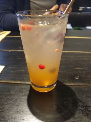 Pink limonade at Vrutal - Poblenou in Barcelona